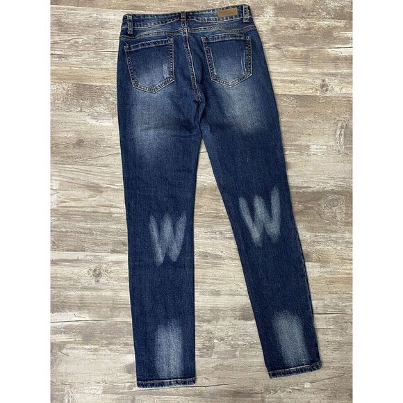 Harmony + Havoc Distressed Skinny Jeans Women’s Junior’s Size 7 - Picture 6 of 8